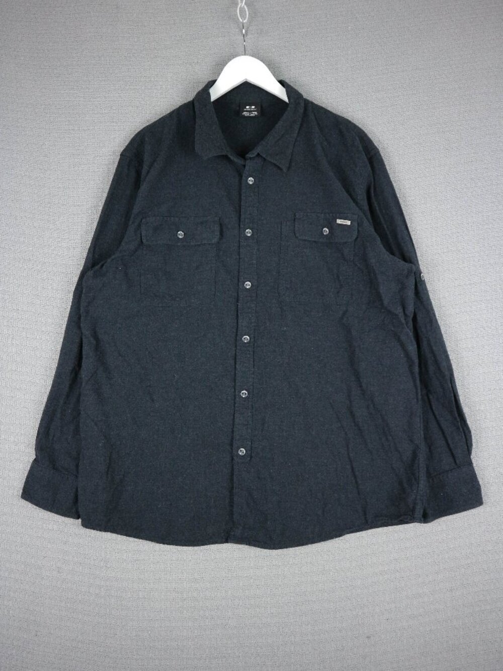 Oakley 100% Cotton Fuzzy Button Up Longsleeve Shirt Mens XXL
